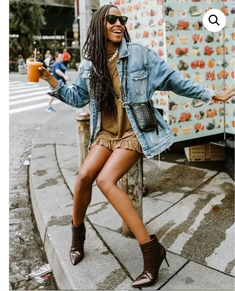 NINE WEST FHAYLA 💥NEW IN BOX💥 POINTED TOE BOOTIE,BLACK MULTI PONY 6M - Picture 4 of 16